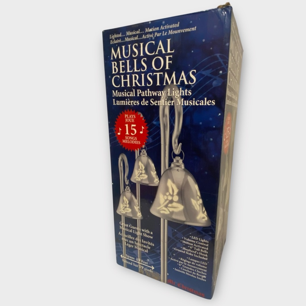 Mr Christmas Lighted Musical Pathway Bells Outdoor in Box Work Perfectly